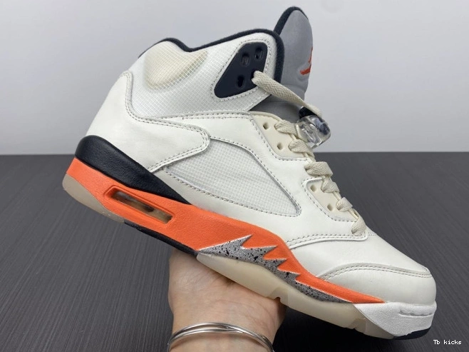 Reps TBK Orange Jordan 5 Retro DC1060-100 Total 0718